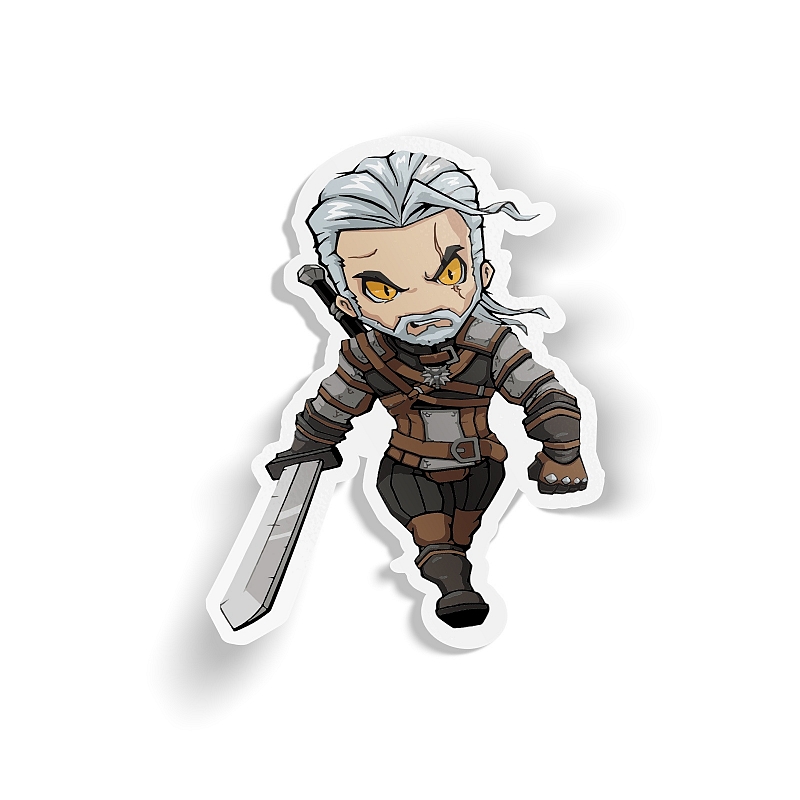 Стикер Геральт (Ведьмак) - # 1 Стикер Геральт (Ведьмак) #1