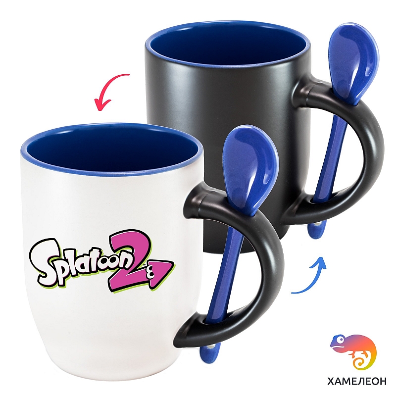 Кружка хамелеон Splatoon 2 - # 3 Кружка хамелеон Splatoon 2 #3