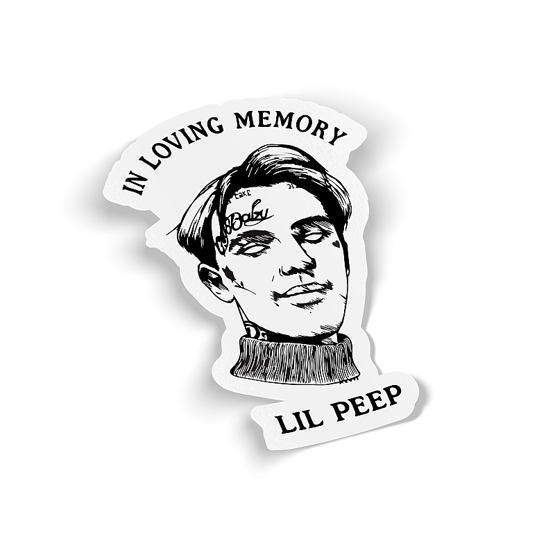 Стикер Lil Peep - In Loving Memory - # 1 Стикер Lil Peep - In Loving Memory #1