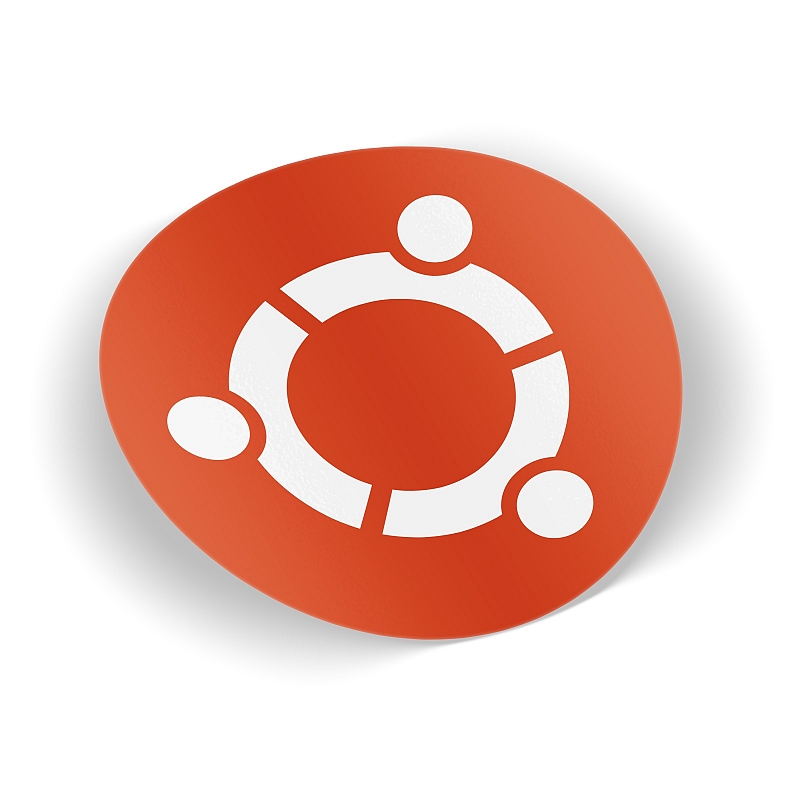 Стикер Ubuntu (logo) - # 1 Стикер Ubuntu (logo) #1