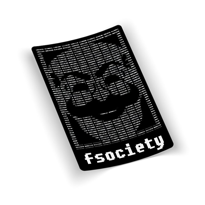 Стикер FSociety Binary - # 1 Стикер FSociety Binary #1