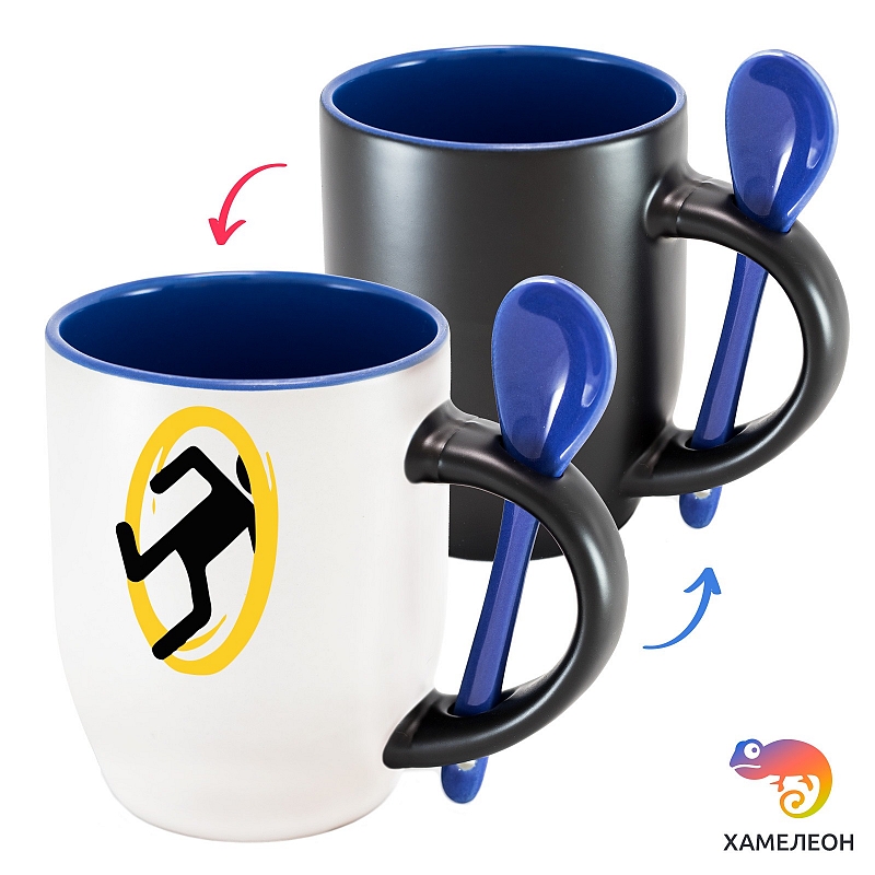 Кружка хамелеон Portal - # 3 Кружка хамелеон Portal #3
