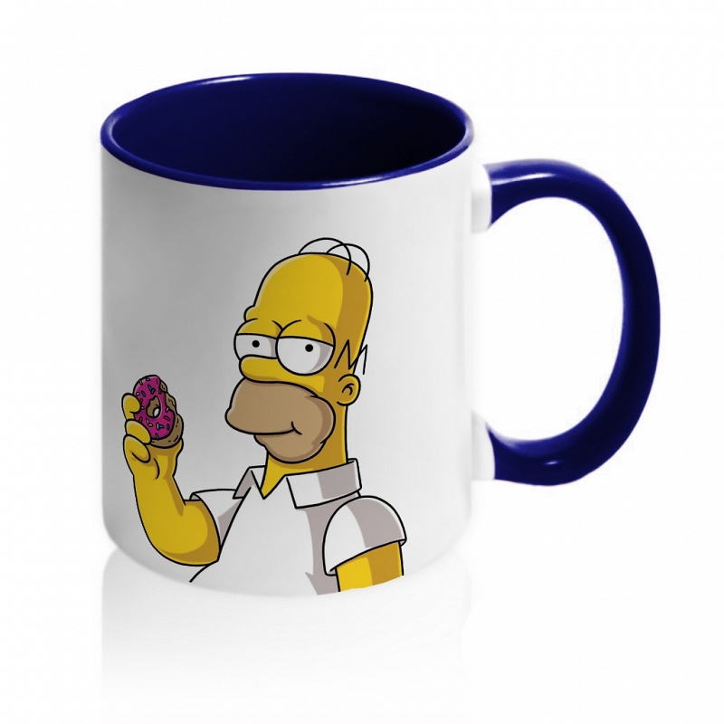 Кружка Гомер Симпсон с пончиком #5