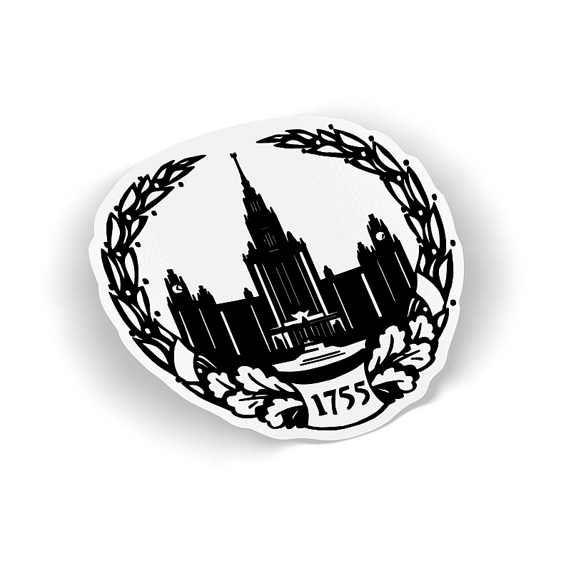 Стикер МГУ (logo) #1