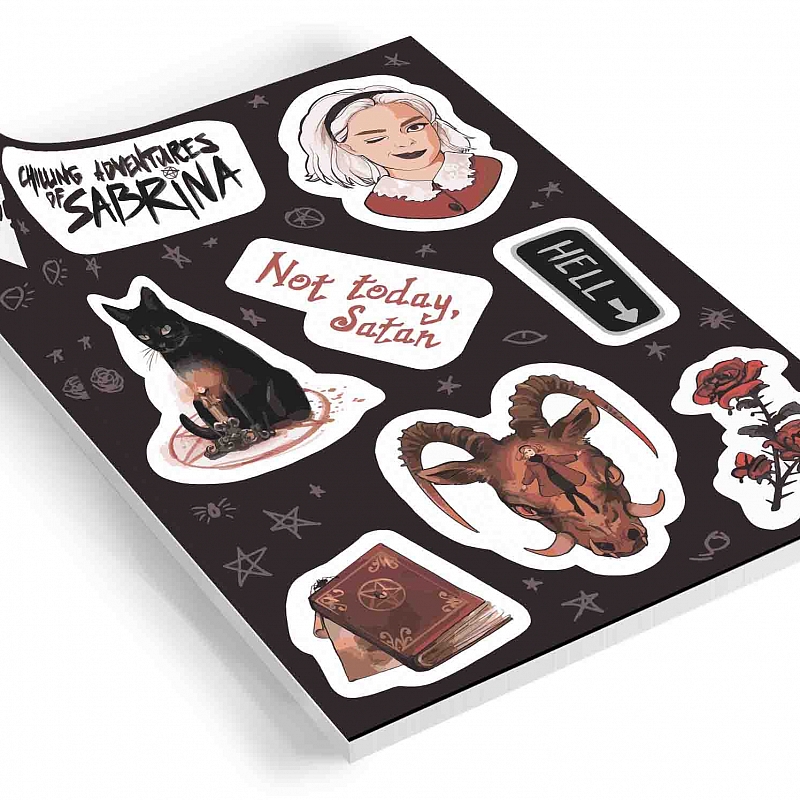 Стикерпак Леденящие душу приключения Сабрины - # 1 Стикерпак Леденящие душу приключения Сабрины #1