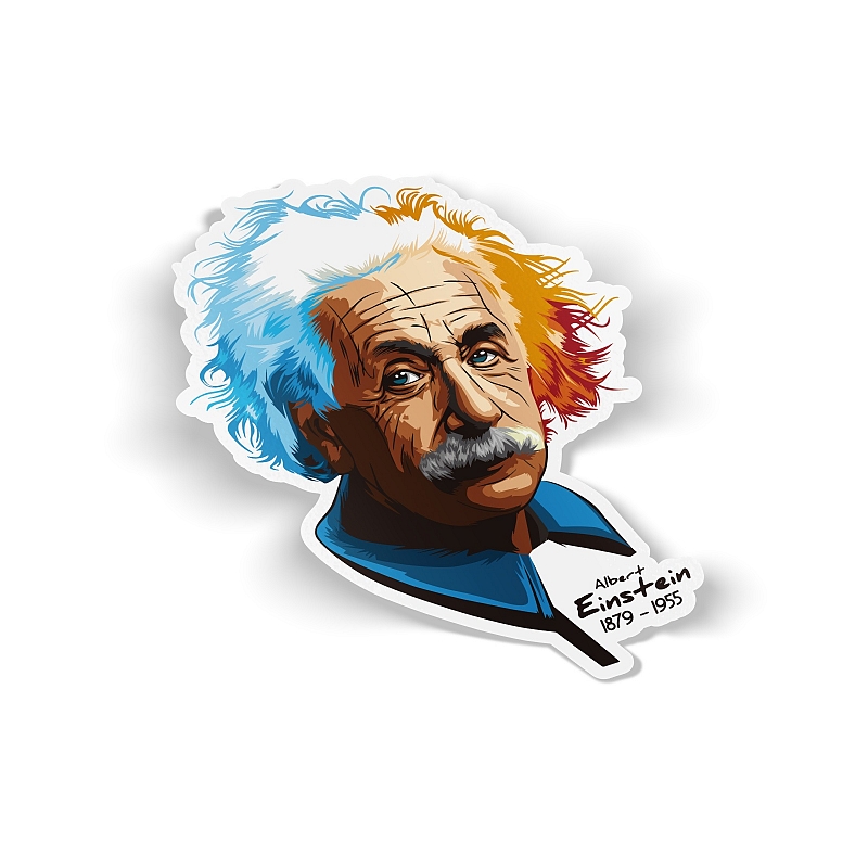 Стикер Albert Einstein (1879-1955) - # 1 Стикер Albert Einstein (1879-1955) #1