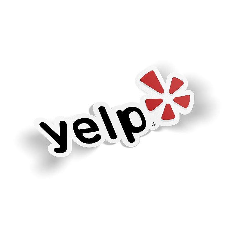 Стикер Yelp - # 1 Стикер Yelp #1