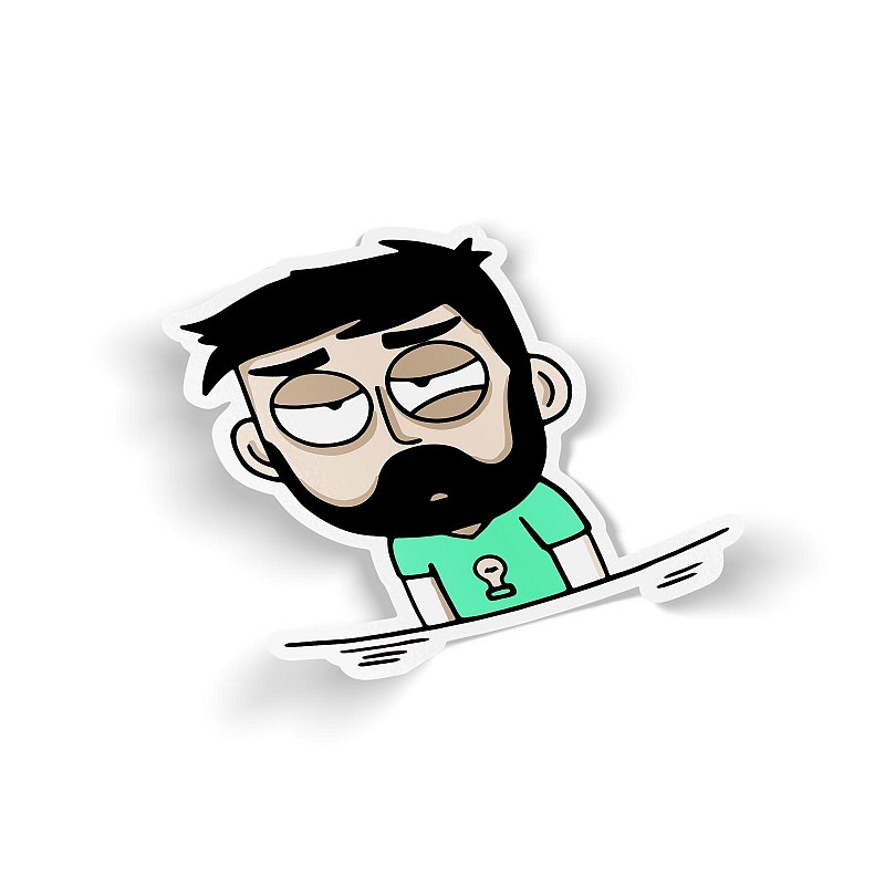 Стикер Нет идей, нужен кофе - # 1 Стикер Нет идей, нужен кофе #1