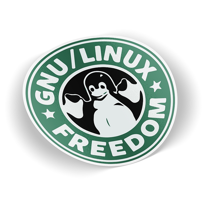 Стикер GNU Linux Freedom #1