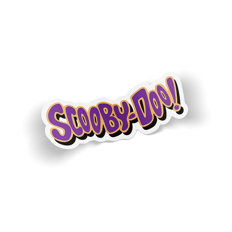 Стикер Scooby Doo logo - # 1 Стикер Scooby Doo logo #1