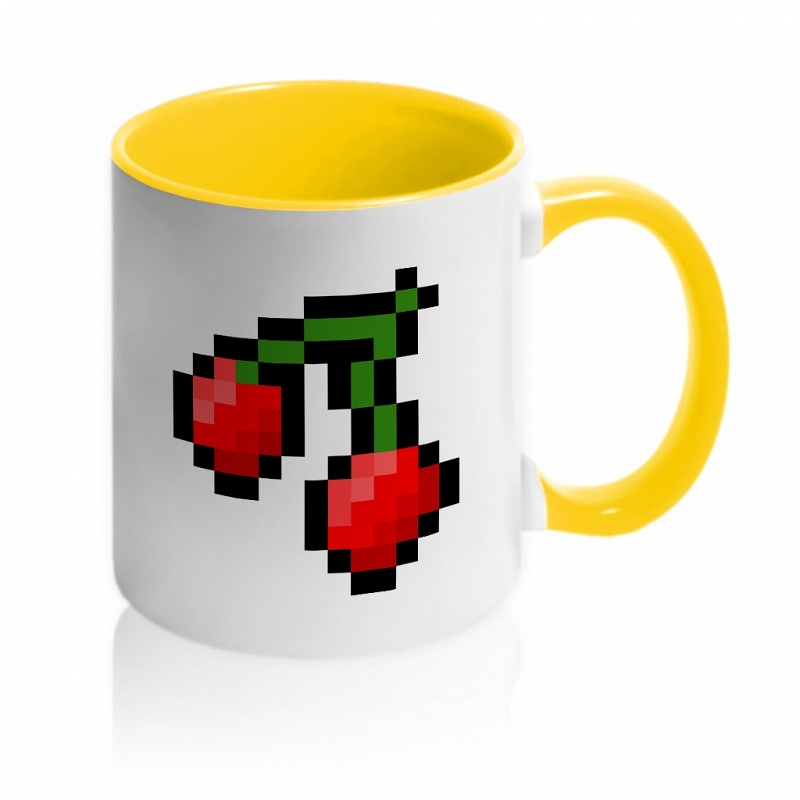 Кружка Пакман вишенка - # 3 Кружка Пакман вишенка #3