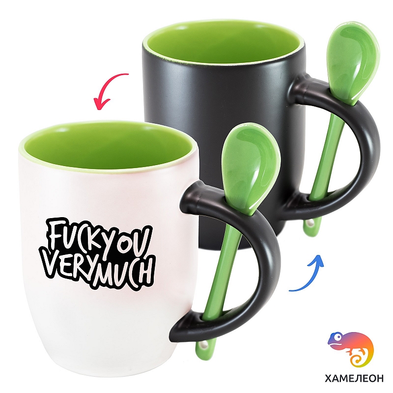 Кружка хамелеон Fuck you very much - # 2 Кружка хамелеон Fuck you very much #2