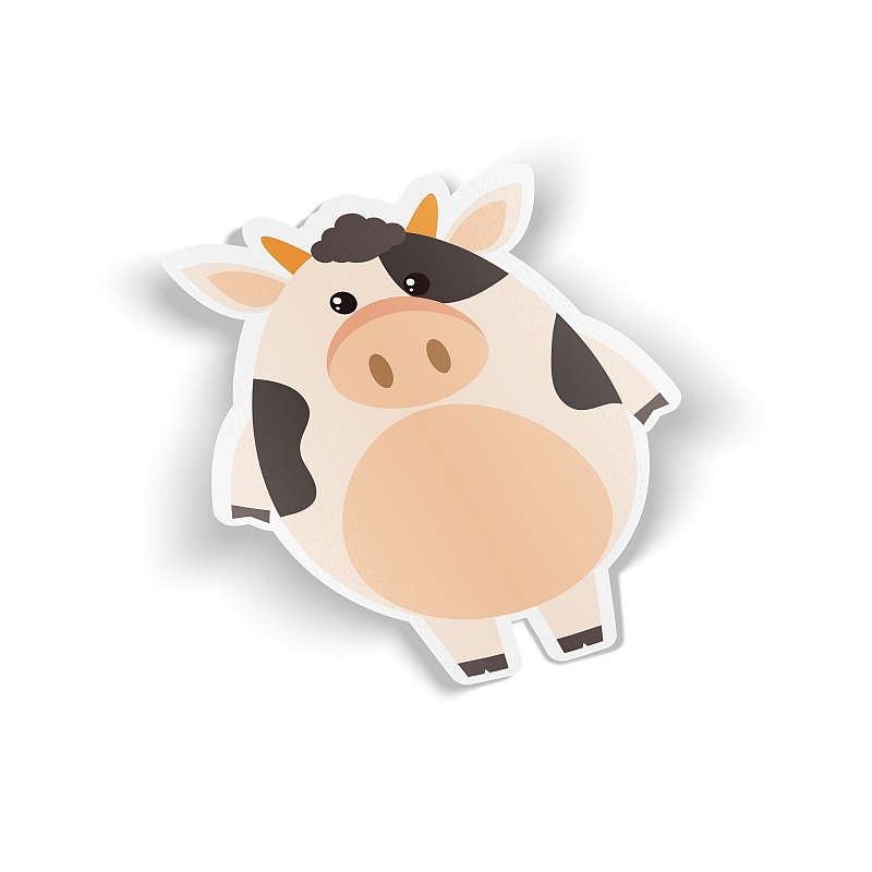 Стикер коровка (животные) - # 1 Стикер коровка (животные) #1