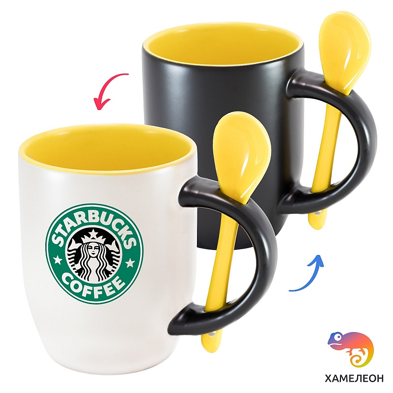 Кружка хамелеон Starbucks Coffee - # 3 Кружка хамелеон Starbucks Coffee #3