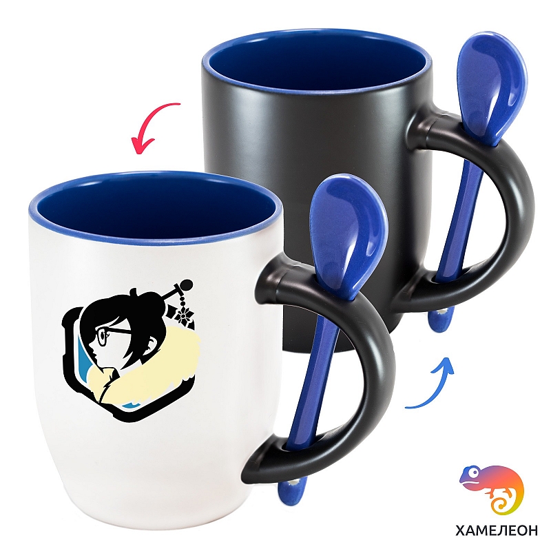 Кружка хамелеон Overwatch: Mei - # 3 Кружка хамелеон Overwatch: Mei #3