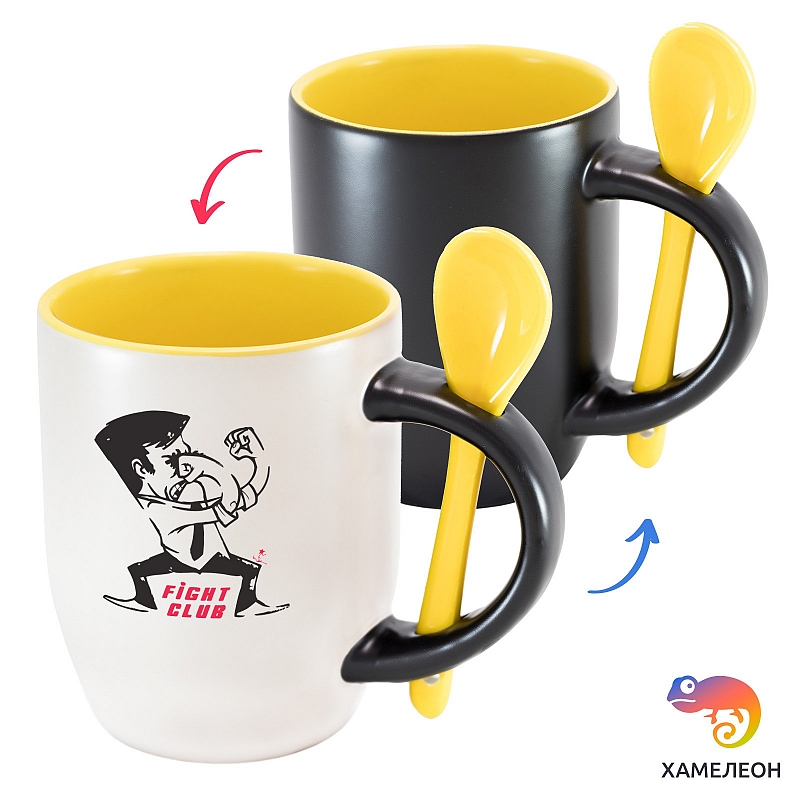 Кружка хамелеон Fight Club - # 1 Кружка хамелеон Fight Club #1