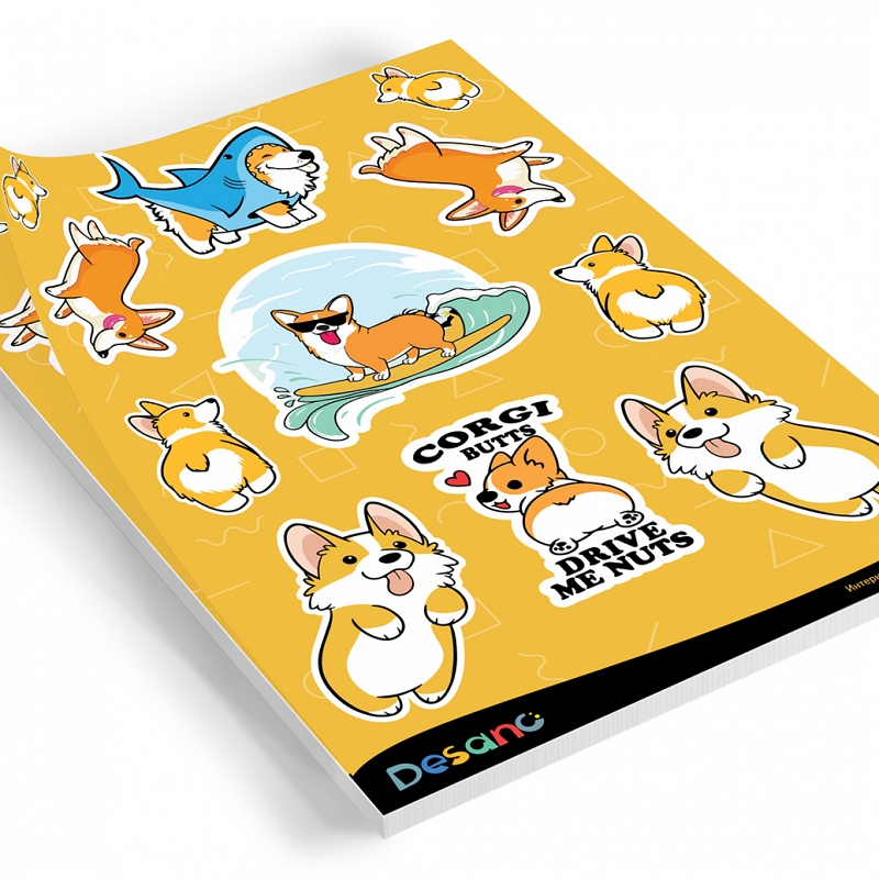 Стикерпак «Corgi World» - # 1 Стикерпак «Corgi World» #1