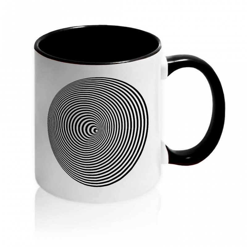 Кружка иллюзионные круги - # 4 Кружка иллюзионные круги #4