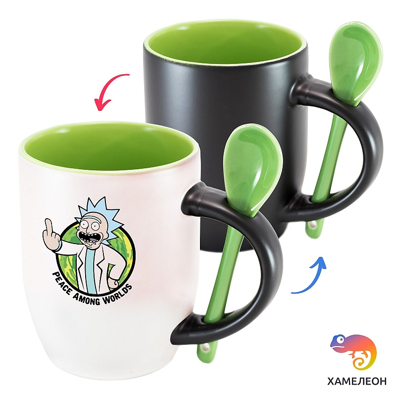 Кружка хамелеон Rick - Peace Among Worlds - # 2 Кружка хамелеон Rick - Peace Among Worlds #2