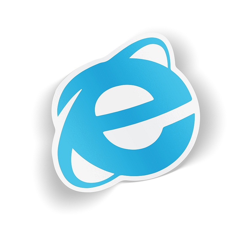 Стикер Internet Explorer - # 1 Стикер Internet Explorer #1
