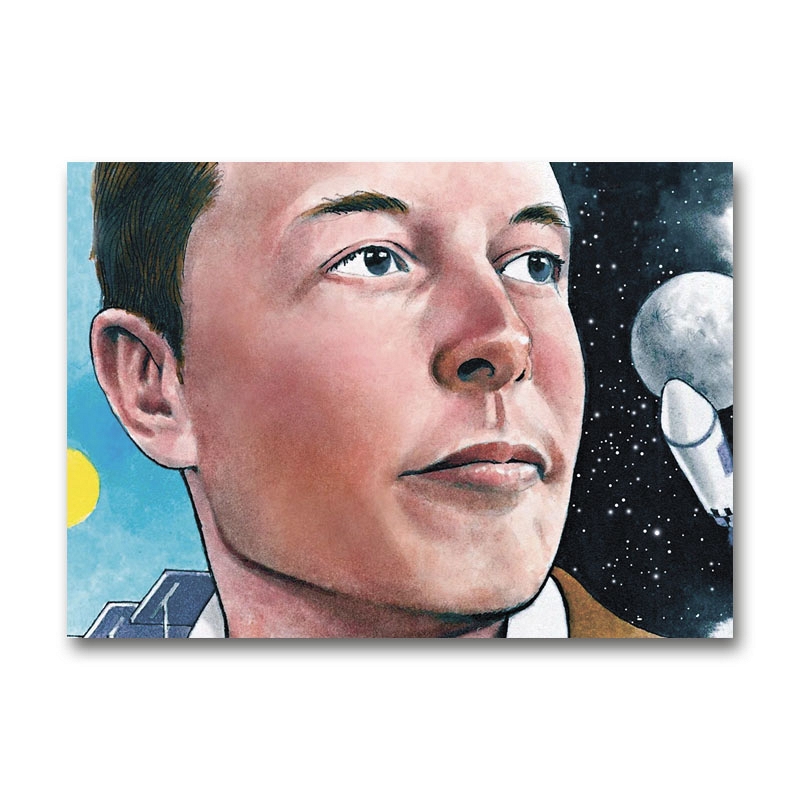 Постер Elon Reeve Musk - # 1 Постер Elon Reeve Musk #1