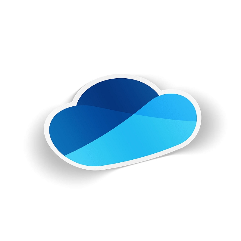 Стикер Microsoft Onedrive - # 1 Стикер Microsoft Onedrive #1