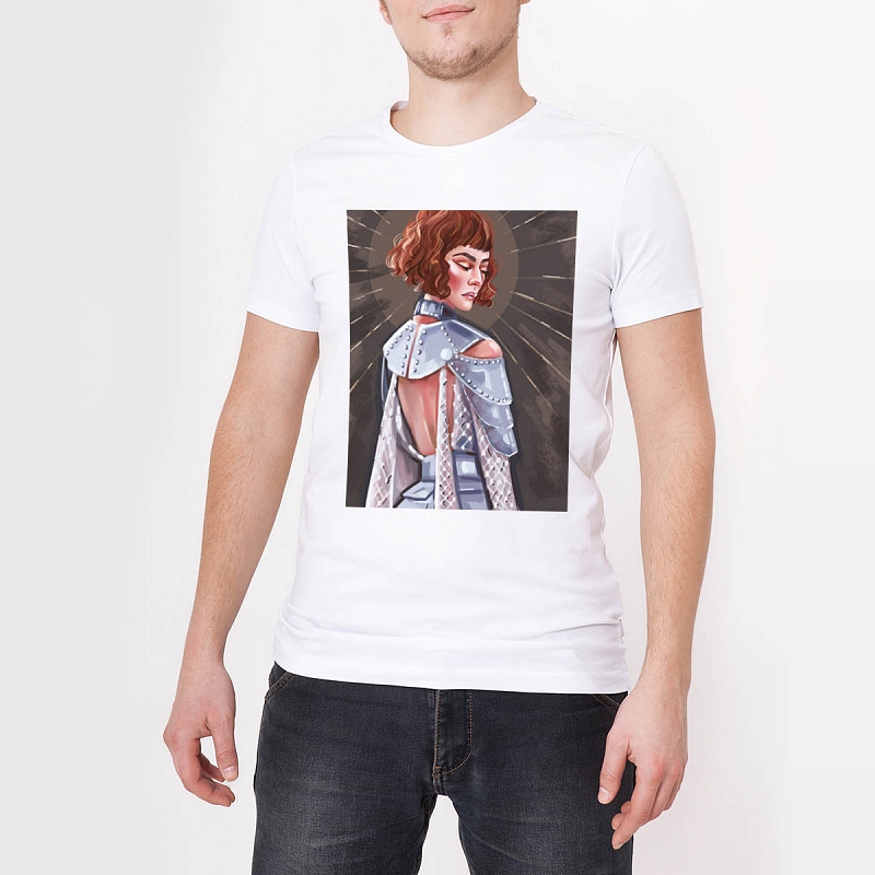 Футболка Зендея в образе Жанны дАрк - # 2 Футболка Зендея в образе Жанны дАрк #2