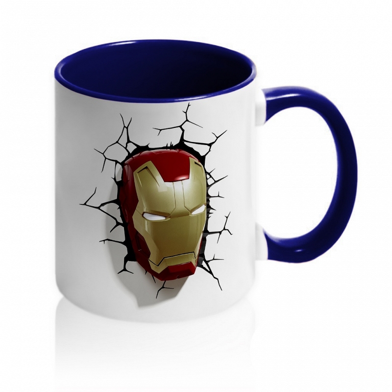 Кружка 3D Железным Человеком - # 5 Кружка 3D Железным Человеком #5