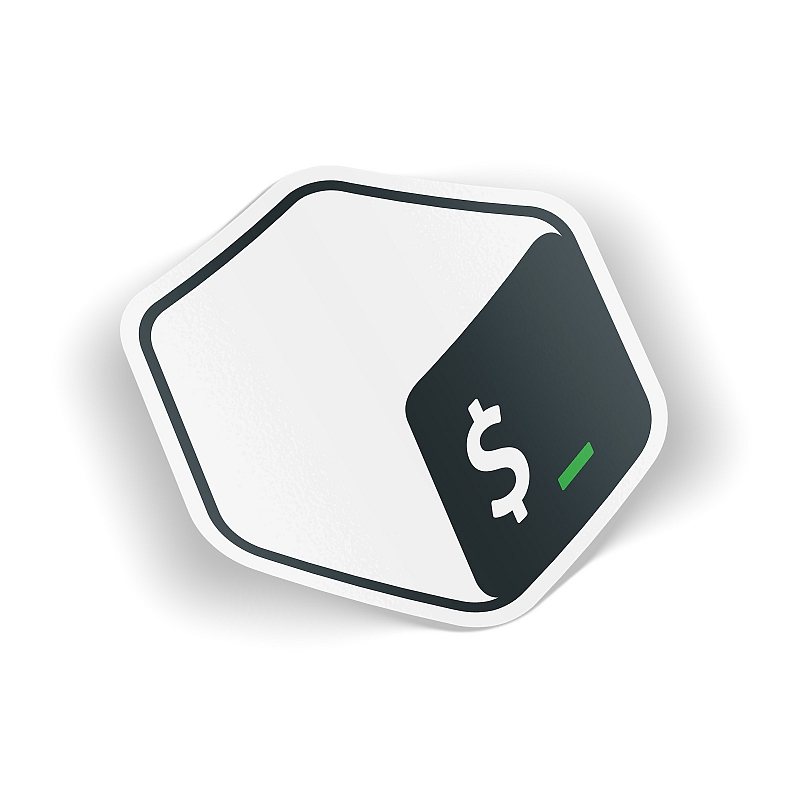 Стикер Bash icon - # 1 Стикер Bash icon #1