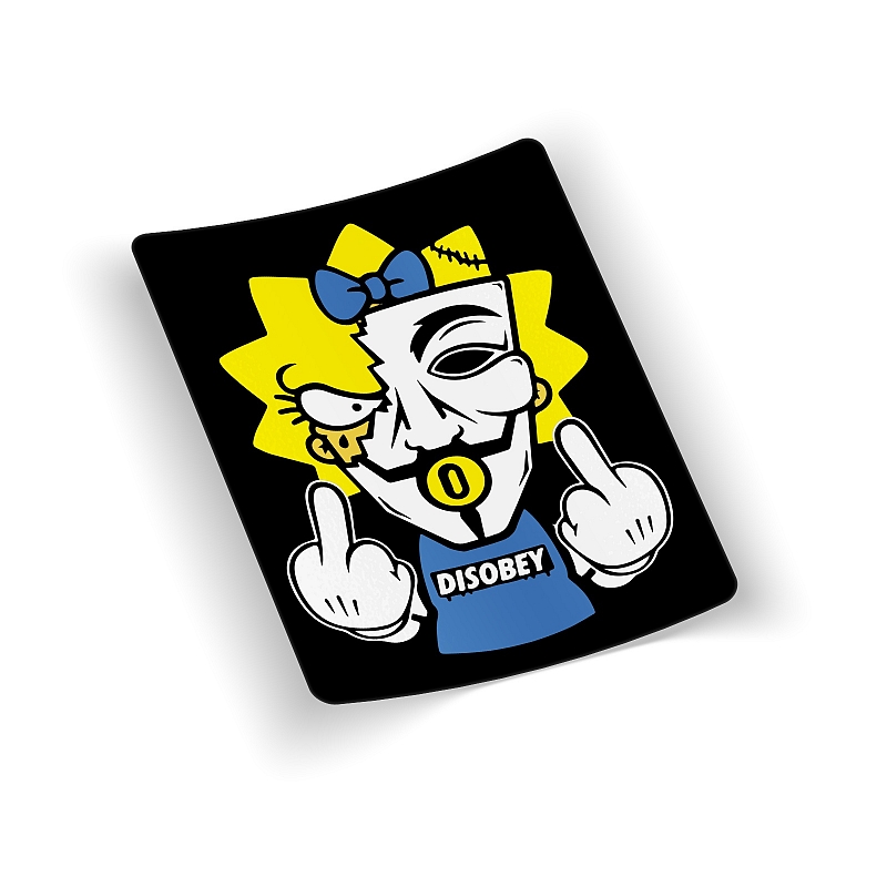 Стикер DISOBEY - Maggie Anonymous - # 1 Стикер DISOBEY - Maggie Anonymous #1