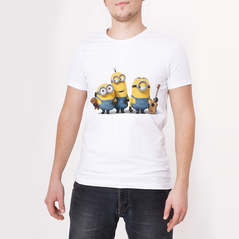 Футболка Миньоны с музыкальными инструментами - # 2 Футболка Миньоны с музыкальными инструментами #2