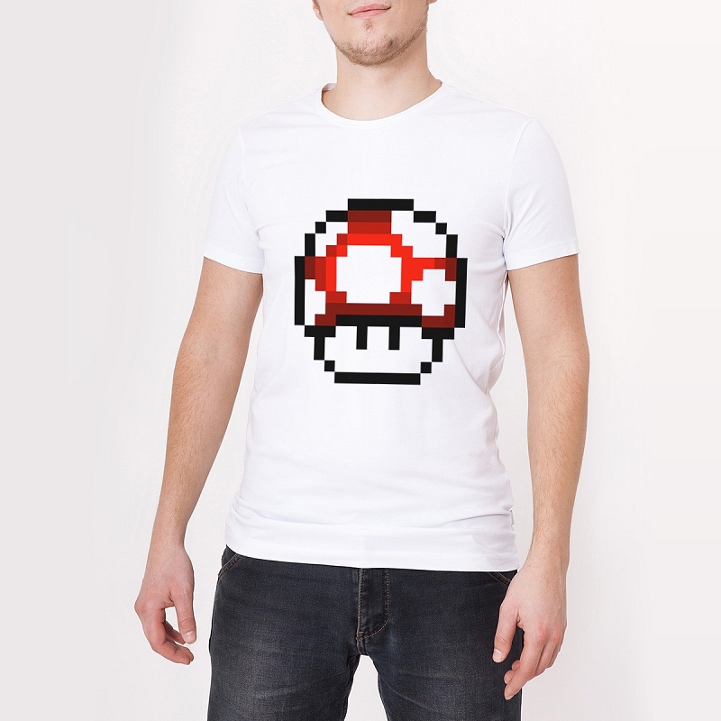 Футболка гриб из Марио - # 2 Футболка гриб из Марио #2
