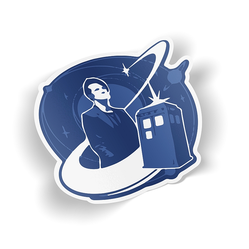 Стикер Доктор Кто - # 1 Стикер Доктор Кто #1