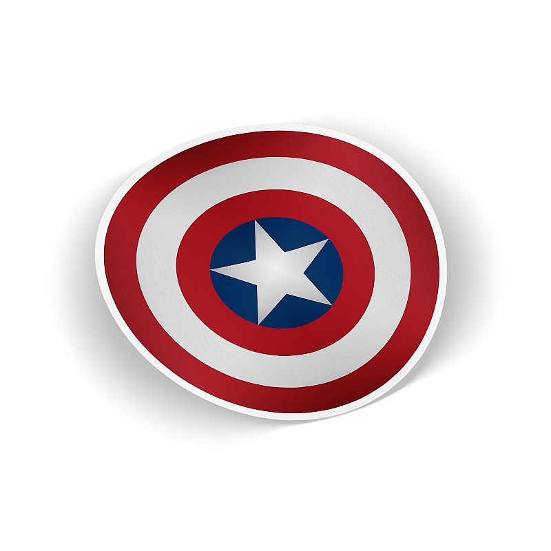 Стикер  Captain America Shield #1