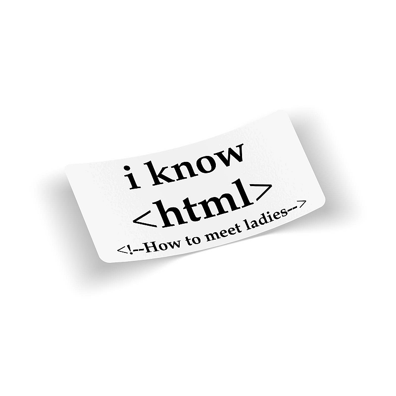 Стикер i know - # 1 Стикер i know #1