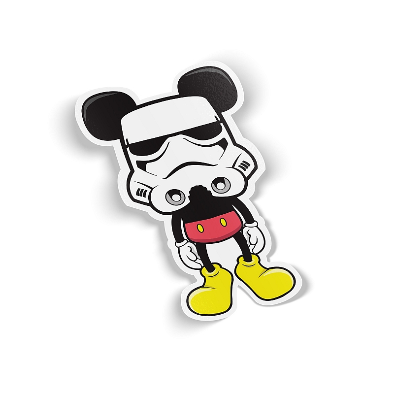 Стикер Mickey Mouse Star Wars #1