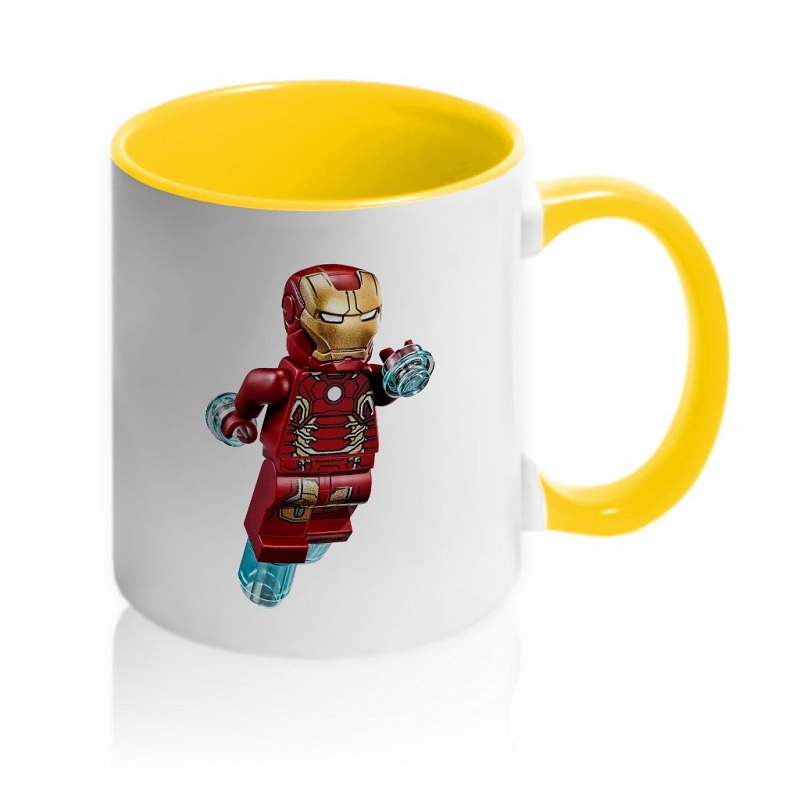 Кружка Lego железный человек - # 3 Кружка Lego железный человек #3