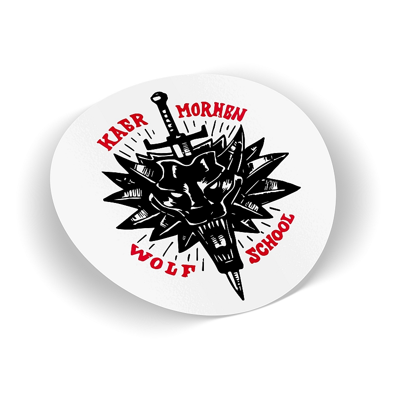 Стикер The Witcher - Kaer Morhen Wolf School #1