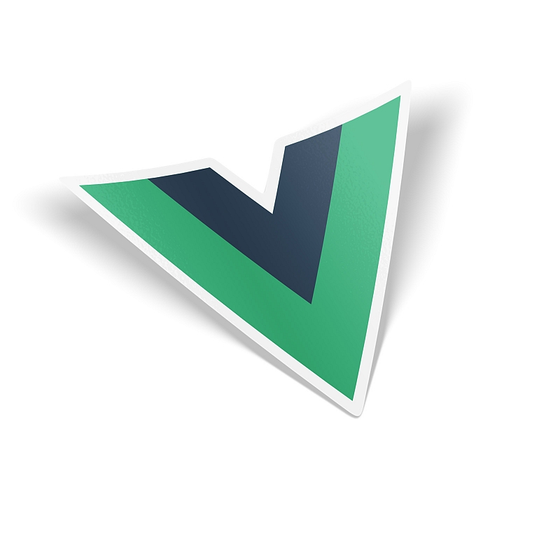 Стикер Vue.js (logo) - # 1 Стикер Vue.js (logo) #1