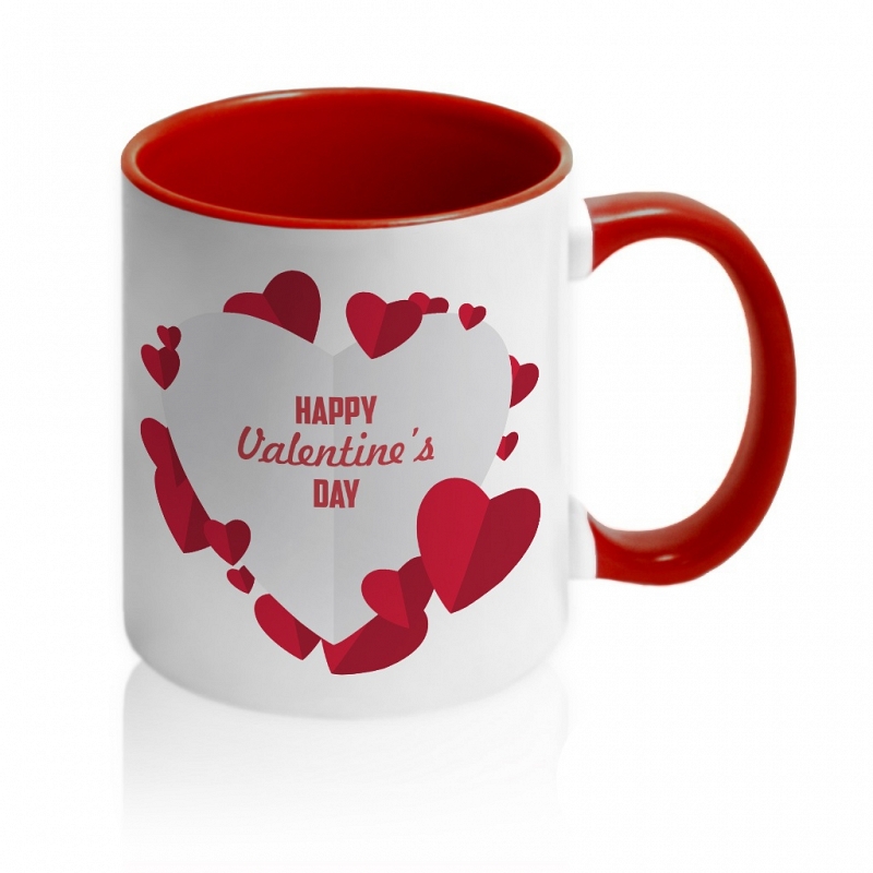 Кружка Happy Valentine's Day (сердечки) - # 3 Кружка Happy Valentine's Day (сердечки) #3
