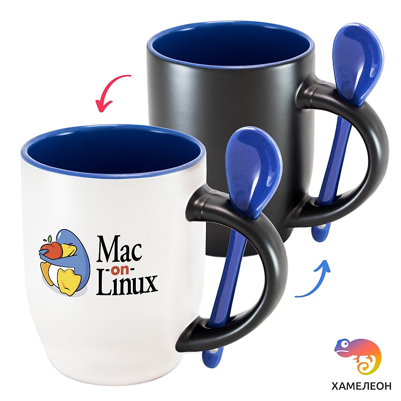 Кружка хамелеон Mac on Linux #4
