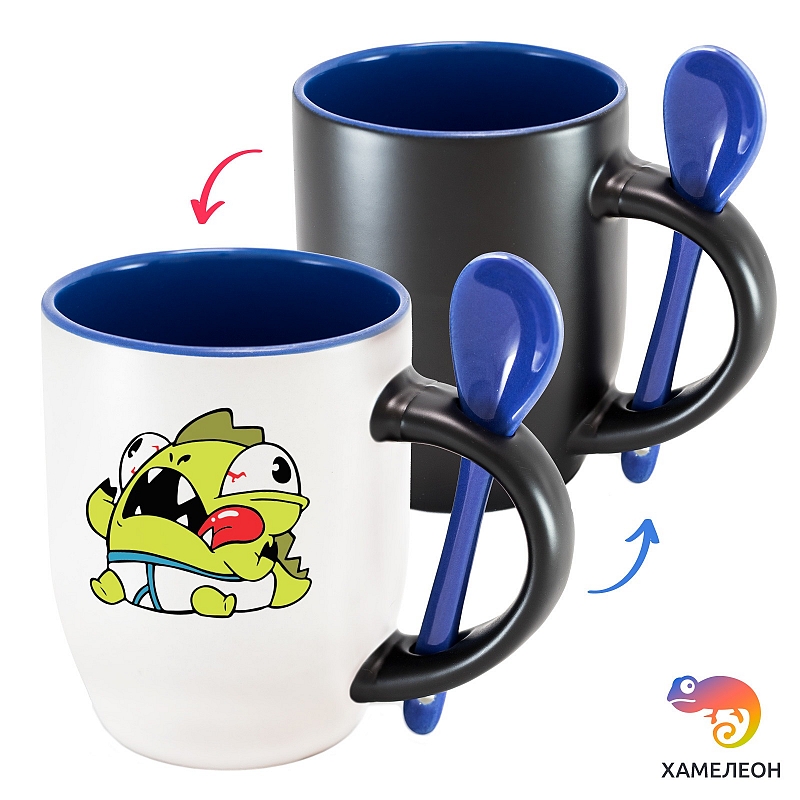 Кружка хамелеон Custom Cut the Rope - # 3 Кружка хамелеон Custom Cut the Rope #3
