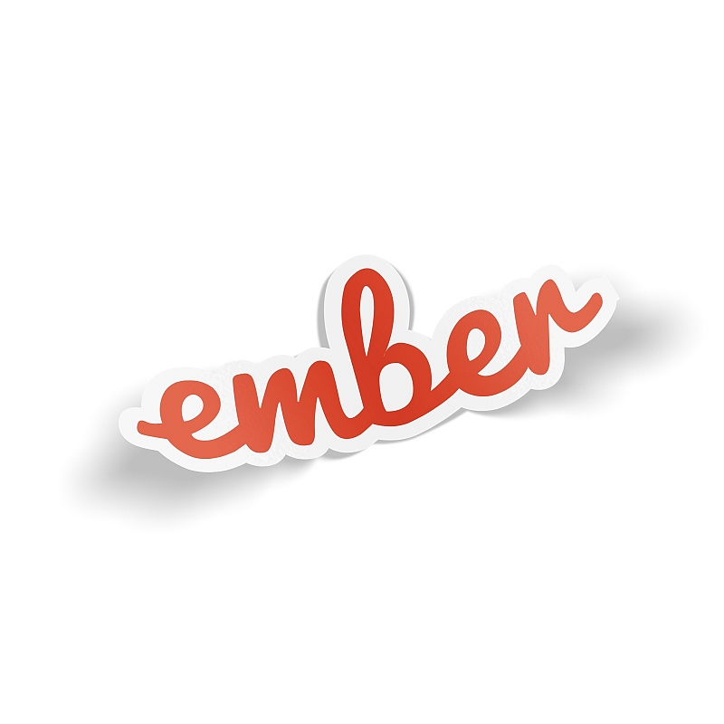 Стикер Ember (logo) - # 1 Стикер Ember (logo) #1