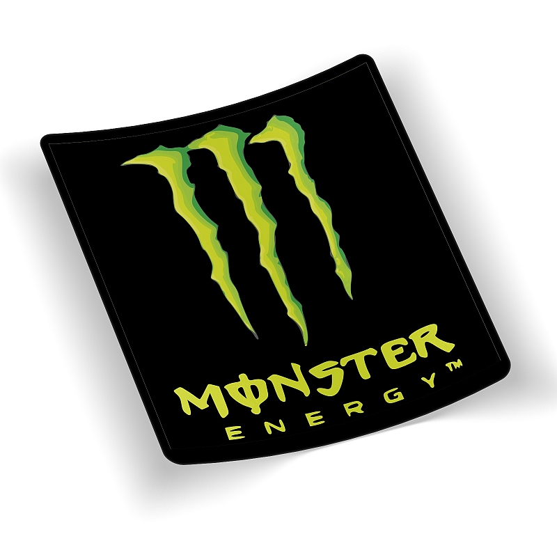 Стикер Monster Energy - # 1 Стикер Monster Energy #1