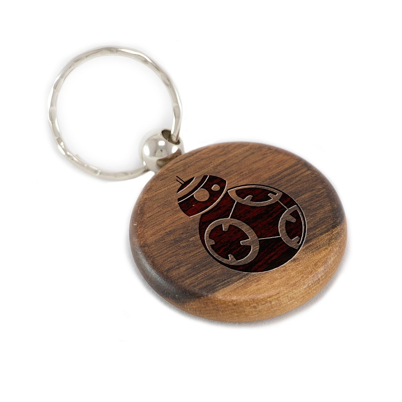 Брелок BB-8 Star Wars из дерева - # 2 Брелок BB-8 Star Wars из дерева #2