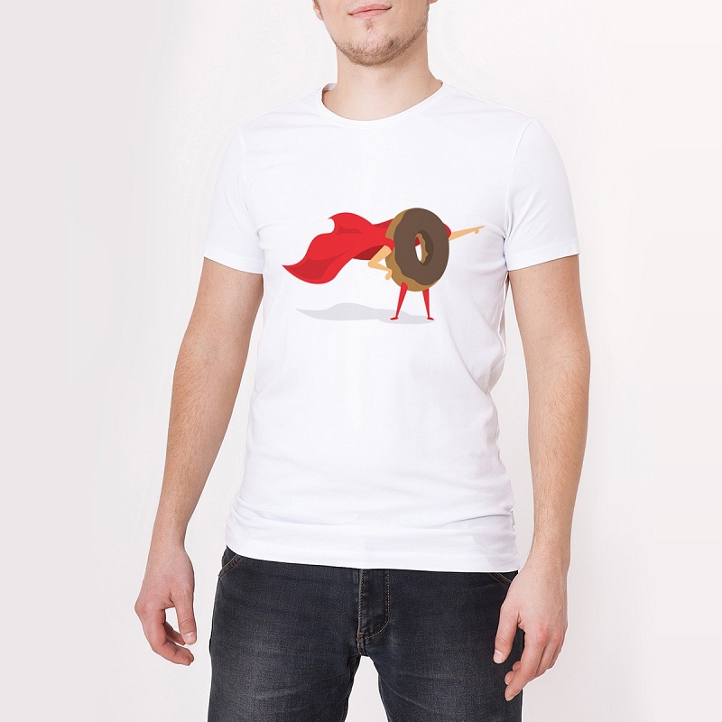 Футболка Пончик Супермен - # 2 Футболка Пончик Супермен #2