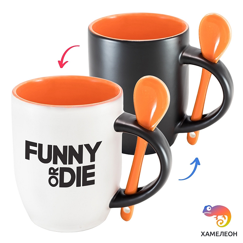 Кружка хамелеон Funny or die - # 4 Кружка хамелеон Funny or die #4