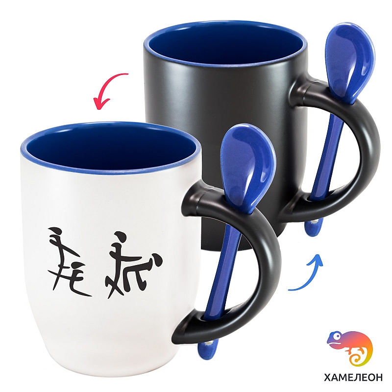 Кружка хамелеон «Факероглифы» - # 3 Кружка хамелеон «Факероглифы» #3