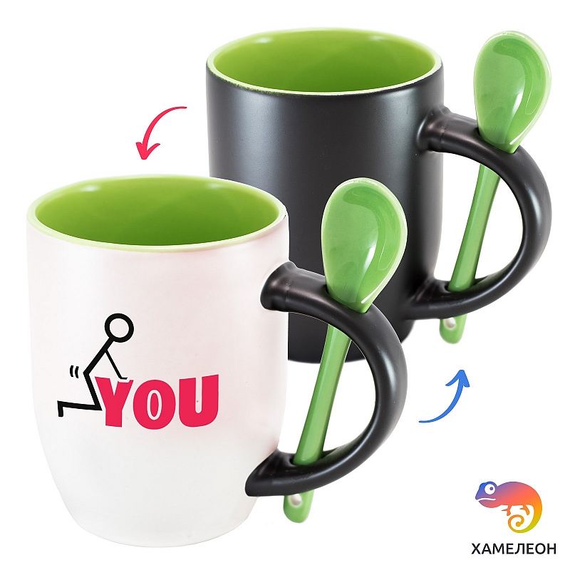 Кружка хамелеон F You - # 4 Кружка хамелеон F You #4