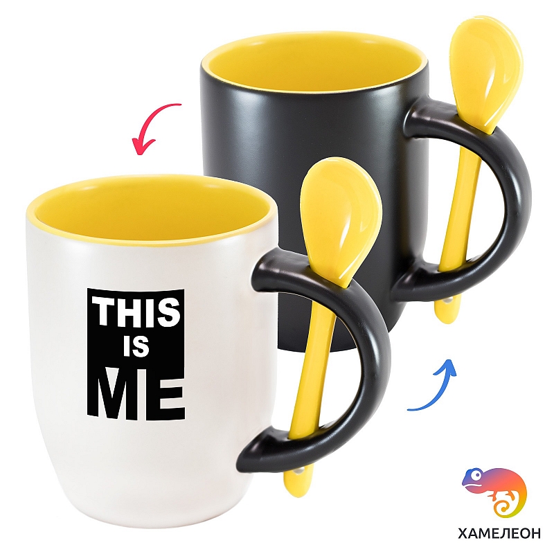 Кружка хамелеон This is me - # 1 Кружка хамелеон This is me #1